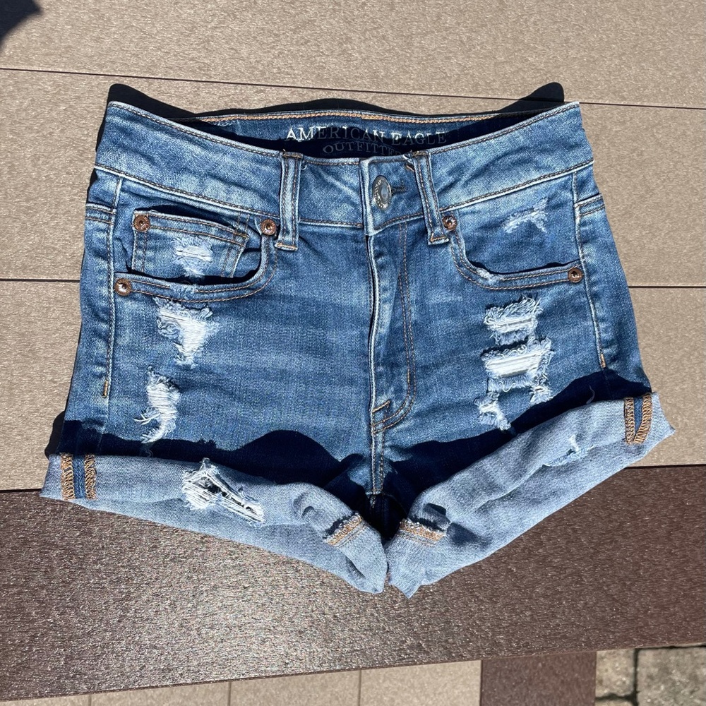 american eagle jean shorts